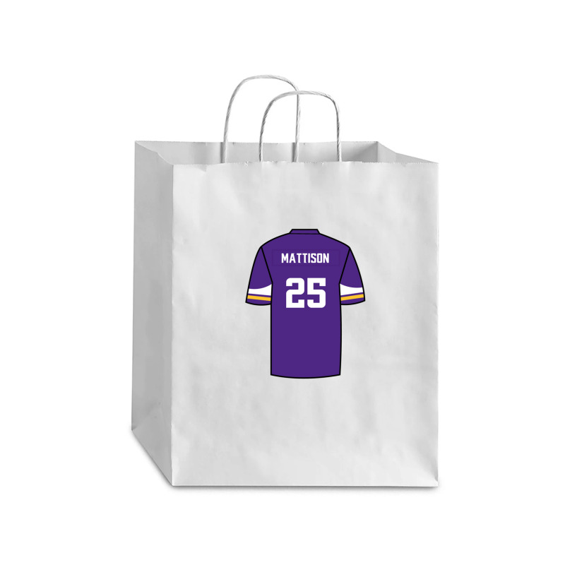 Alexander Mattison Jersey 1 Debie Paper Bag - 10 X 5 X 13 | Artistshot