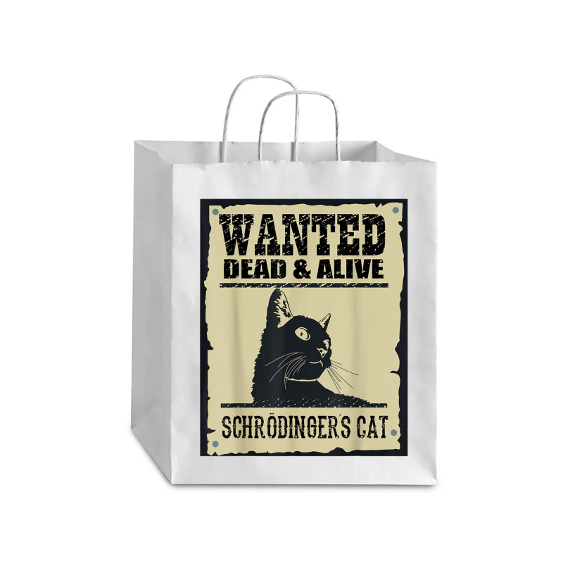 Wanted Dead Or Alive Schrodinger_s Cat Debie Paper Bag - 10 x 5 x 13 by cm-arts | Artistshot