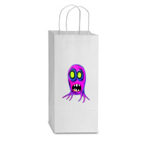 Purple Double Wine Paper Bag - 6 1/2 X 3 1/2 X 12 3/8 | Artistshot