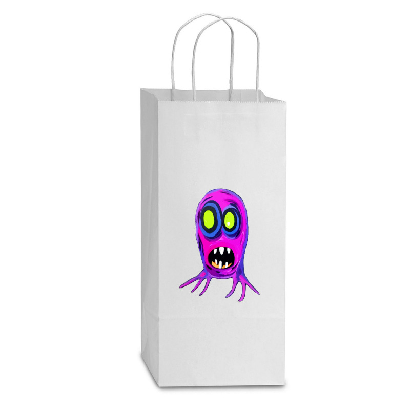 Purple Double Wine Paper Bag - 6 1/2 X 3 1/2 X 12 3/8 | Artistshot