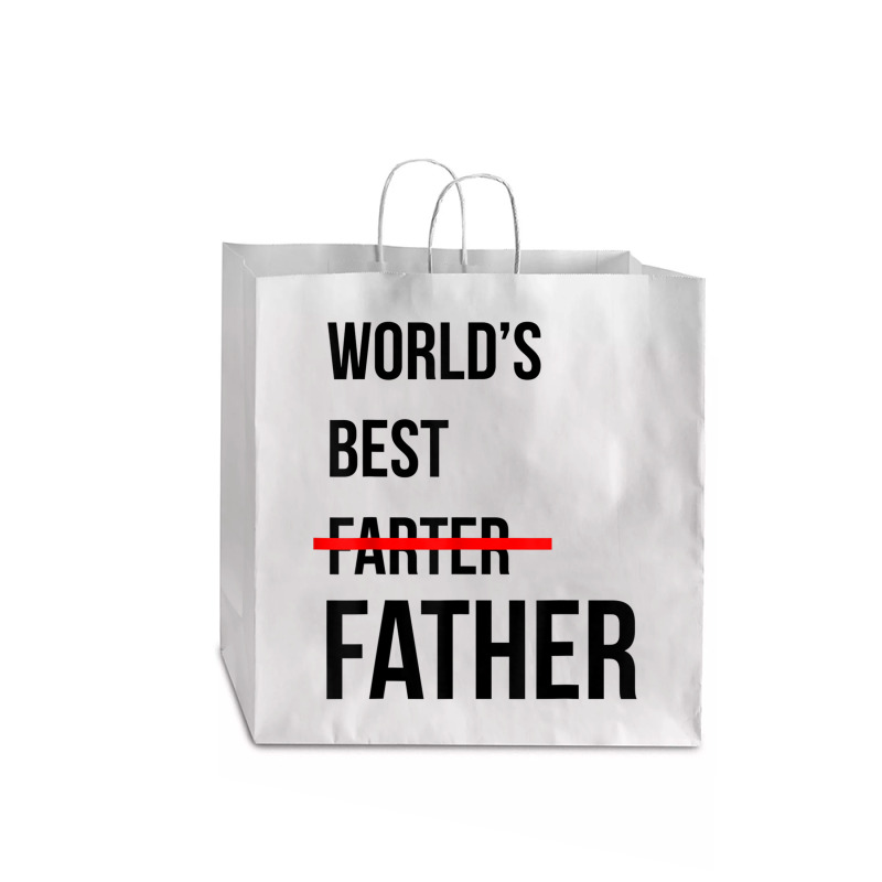 Funny Father's Day Shirt Jumbo Paper Bag - 18 X 7 X 18 3/4 | Artistshot