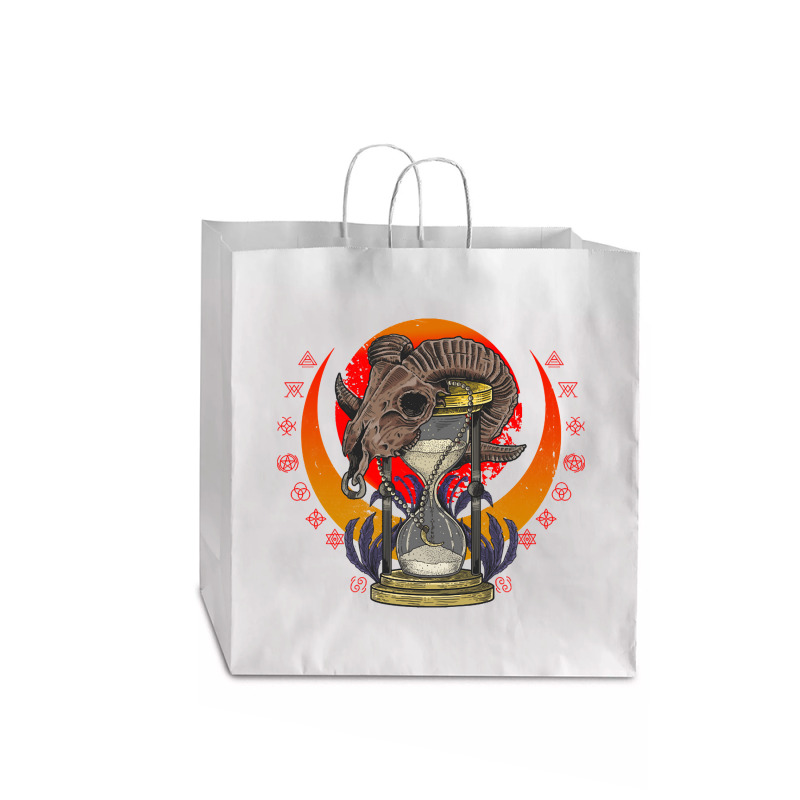 Ram Skull, Ram Skull Art, Ram Skull Vintage, Ram Skull Painting, Ram,  Jumbo Paper Bag - 18 X 7 X 18 3/4 | Artistshot