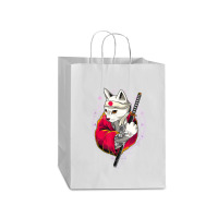 Pagan Occult Japan Flag Kawaii Anime Cat Samurai Pastel Goth Mart Paper Bag -13 X 7 X 17 | Artistshot