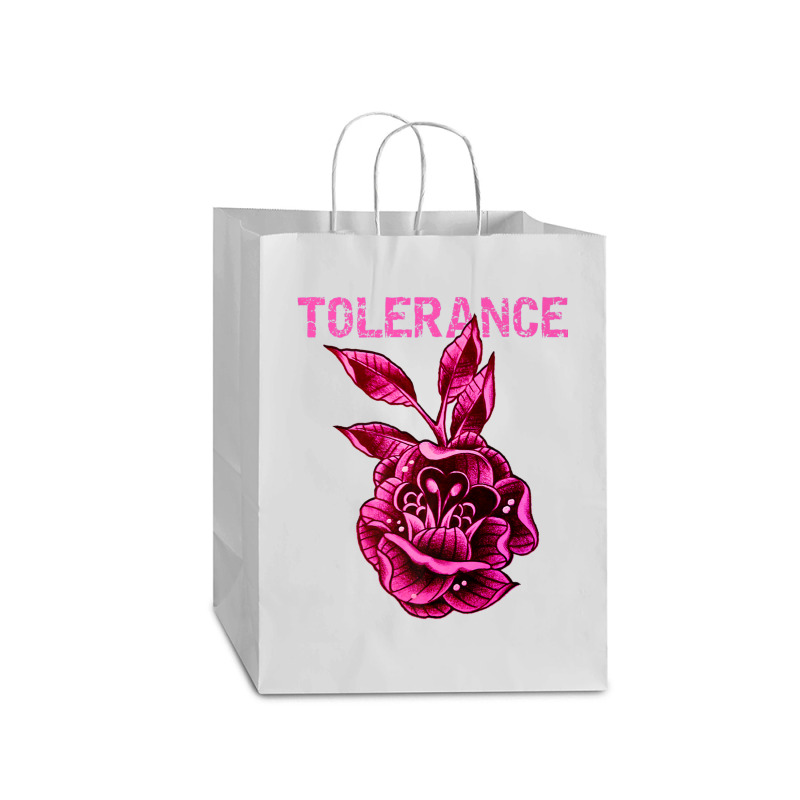 Tolerance, A Positive T Shirt For Humanity Perfect For Lgbtq Mart Paper Bag -13 X 7 X 17 | Artistshot