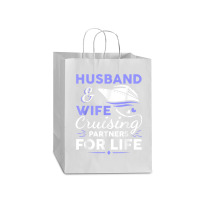 Funny Cruising Design For Husband Wife Couples Cruise Ship T Shirt Mart Paper Bag -13 X 7 X 17 | Artistshot