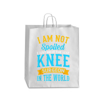 Knee Surgery Warrior   Knee Joint Replacement Surgeries Queen Paper Bag - 16 X 6 X 19 1/4 | Artistshot