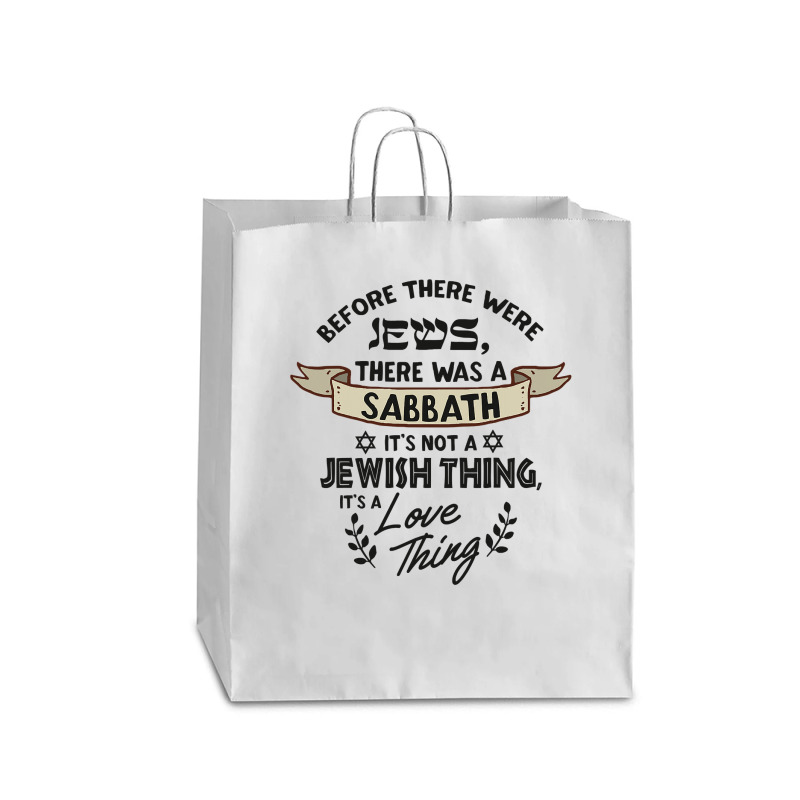 Jewish Quote For Proud Jews  Sukkah Tabernacles Feast Queen Paper Bag - 16 X 6 X 19 1/4 | Artistshot