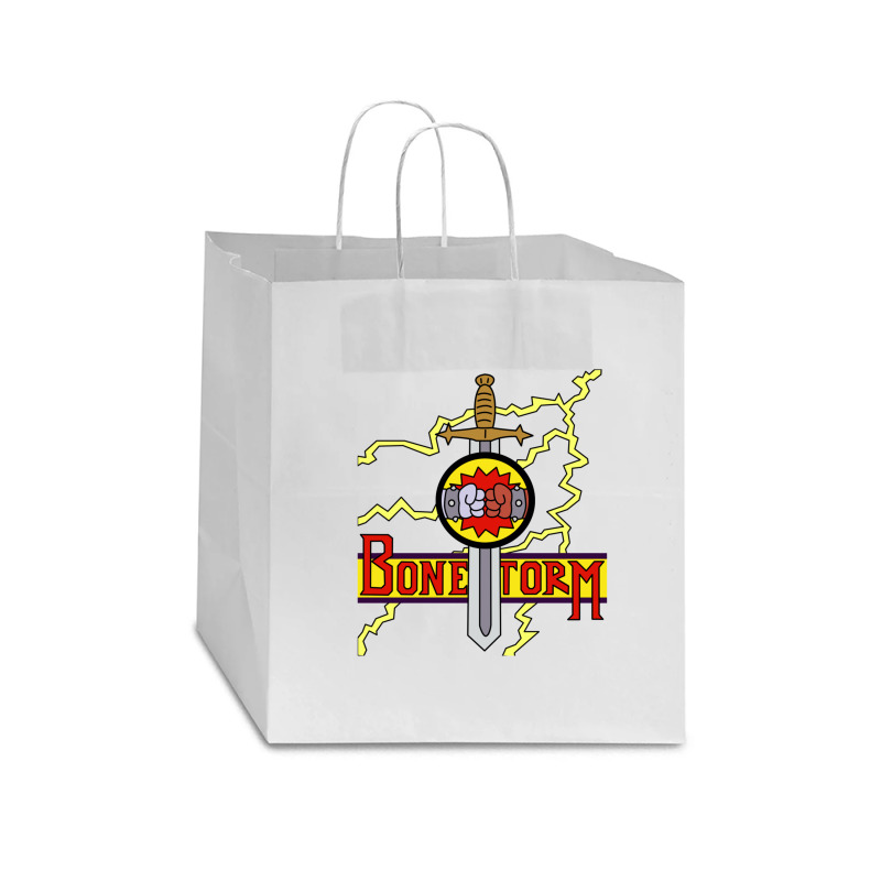 Bonestorm Clear Star Paper Bag - 13 X 7 X 13 | Artistshot