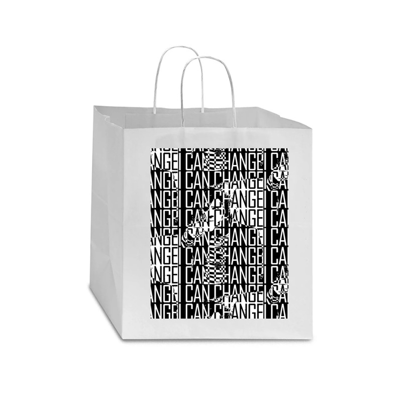 I Can Change Graphic Star Paper Bag - 13 X 7 X 13 | Artistshot