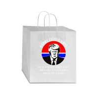 Trump Happy Fathers Day Star Paper Bag - 13 X 7 X 13 | Artistshot