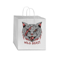 Wild Cat T  Shirt Wild Cat T  Shirt Star Paper Bag - 13 X 7 X 13 | Artistshot