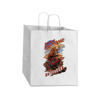 Rhinosaur - One More For The Road Take Out Paper Bag - 14 X 10 X 15 1/2 | Artistshot