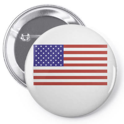 American Flag Pin-back Button Designed By Estore