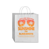 Just A Girl Who Loves Sunshine And Slingshots For Woman Tank Top Traveler Paper Bag -13 X 6 X 15 3/4 | Artistshot