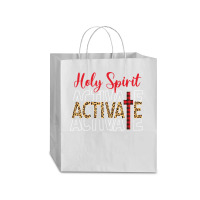 Jesus Christians Holy Spirit Activate Religious Women Long Sleeve T Sh Traveler Paper Bag -13 X 6 X 15 3/4 | Artistshot