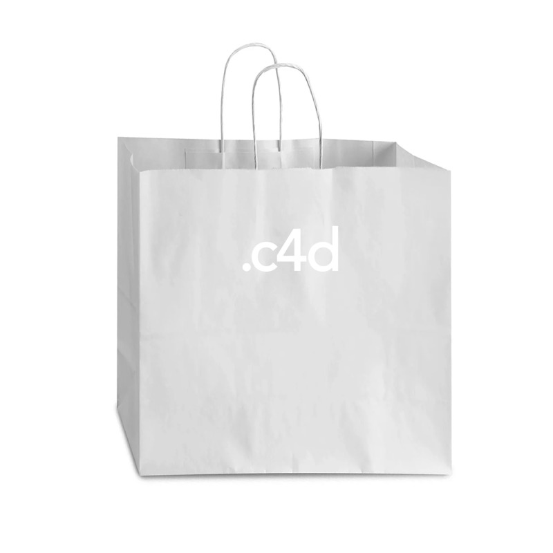 Cinema 4d File Extension Vogue Paper Bag - 16 x 6 x 12 by cm-arts | Artistshot