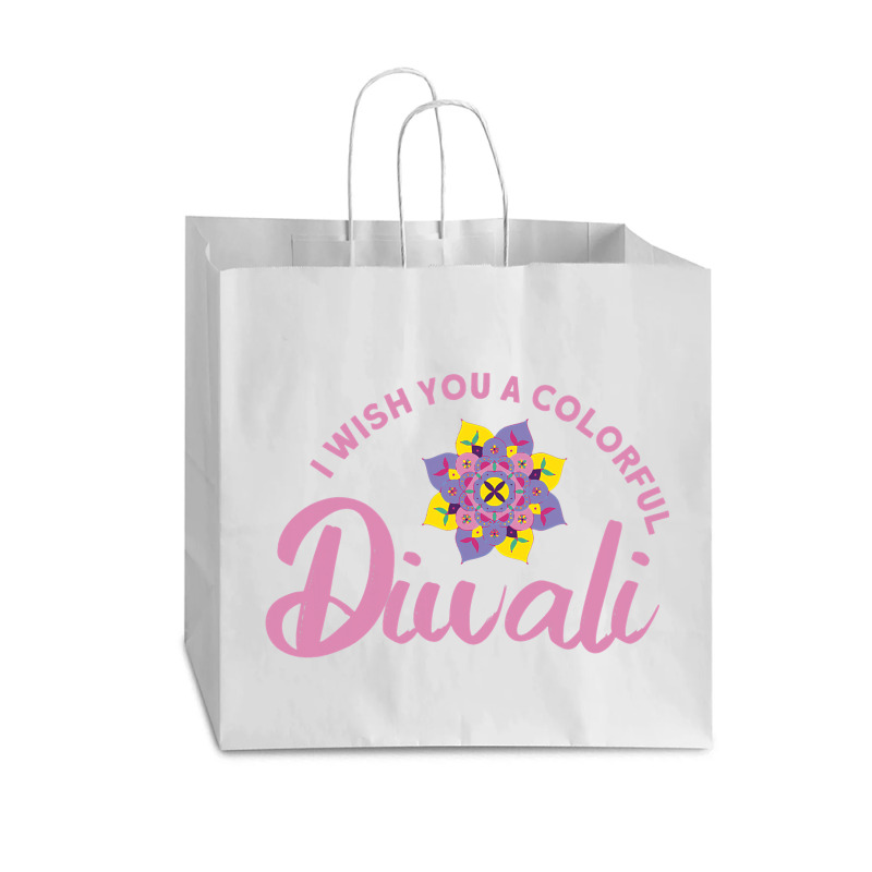 Shubh Deepalawi Colorful Diwali Diwali  Copy Copy Copy Vogue Paper Bag - 16 X 6 X 12 | Artistshot