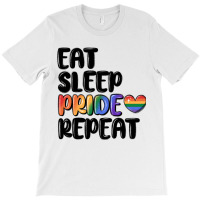 Eat Sleep Pride Repeat T-shirt | Artistshot