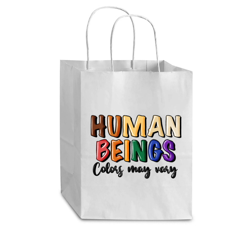 Human Beings Colors May Vary Cub Paper Bag - 8 X 4 1/2 X 10 1/4 | Artistshot