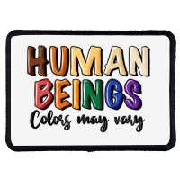 Human Beings Colors May Vary Rectangle Patch | Artistshot