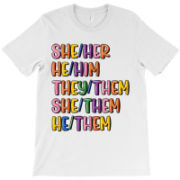 Lgbtq Pronouns T-shirt | Artistshot