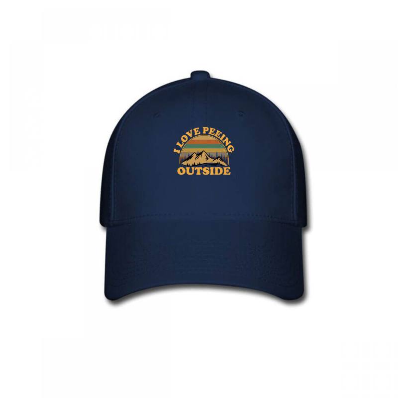 I Love Peeing Outside Funny Camping Hiking Baseball Cap by VictorCruz | Artistshot