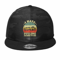 I Hate Pulling Out Retro Boating Boat Captain Motorboat Tank Top Camo Snapback | Artistshot