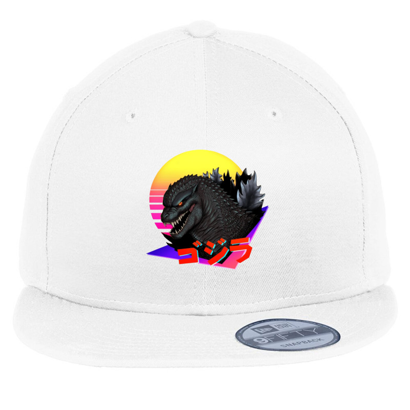 Scared Monster Vintage Flat Bill Snapback Cap by marvogabrial | Artistshot