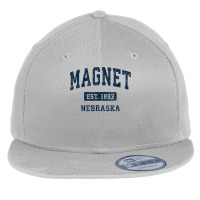 Magnet Nebraska Ne Vintage Athletic Sports Design T Shirt Flat Bill Snapback Cap | Artistshot