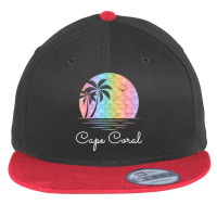 Cape Coral Florida Vacation Beach Island Family Group Gift T Shirt Flat Bill Snapback Cap | Artistshot