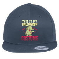 This Is My Costume Design Halloween Dog Flat Bill Snapback Cap | Artistshot