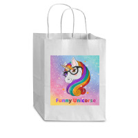 Funny Unicorse Cub Paper Bag - 8 X 4 1/2 X 10 1/4 | Artistshot