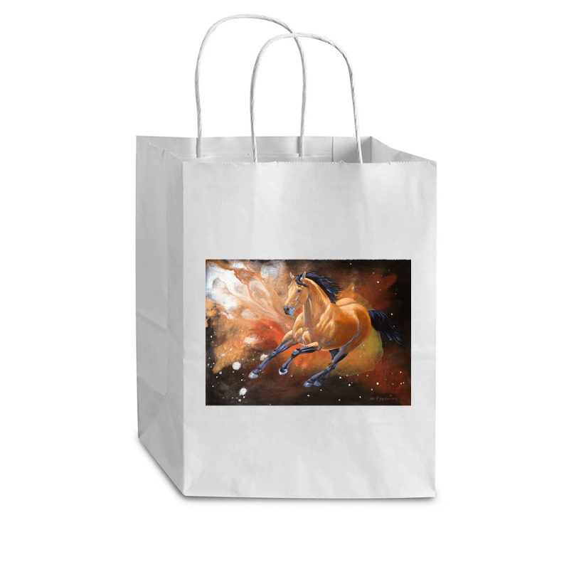 Galactic Stallion, Galactic Stallion Art, Galactic Stallion Painting,  Cub Paper Bag - 8 x 4 1/2 x 10 1/4 by SHOPTYU | Artistshot