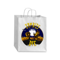 Zombies Never Die Graveyard Zombie Hands Halloween Debie Paper Bag - 10 X 5 X 13 | Artistshot