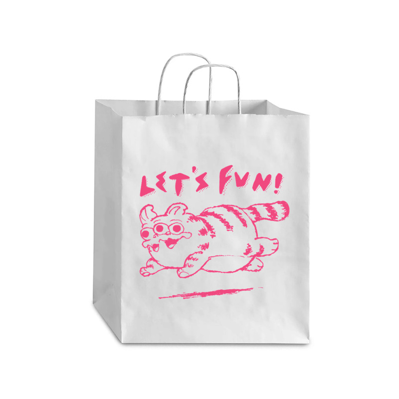 Let's Fun! Pink Debie Paper Bag - 10 X 5 X 13 | Artistshot