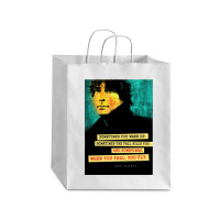 Neil Gaiman Quote, Neil Gaiman Quote Art, Neil Gaiman Quote Vintage, N Debie Paper Bag - 10 X 5 X 13 | Artistshot