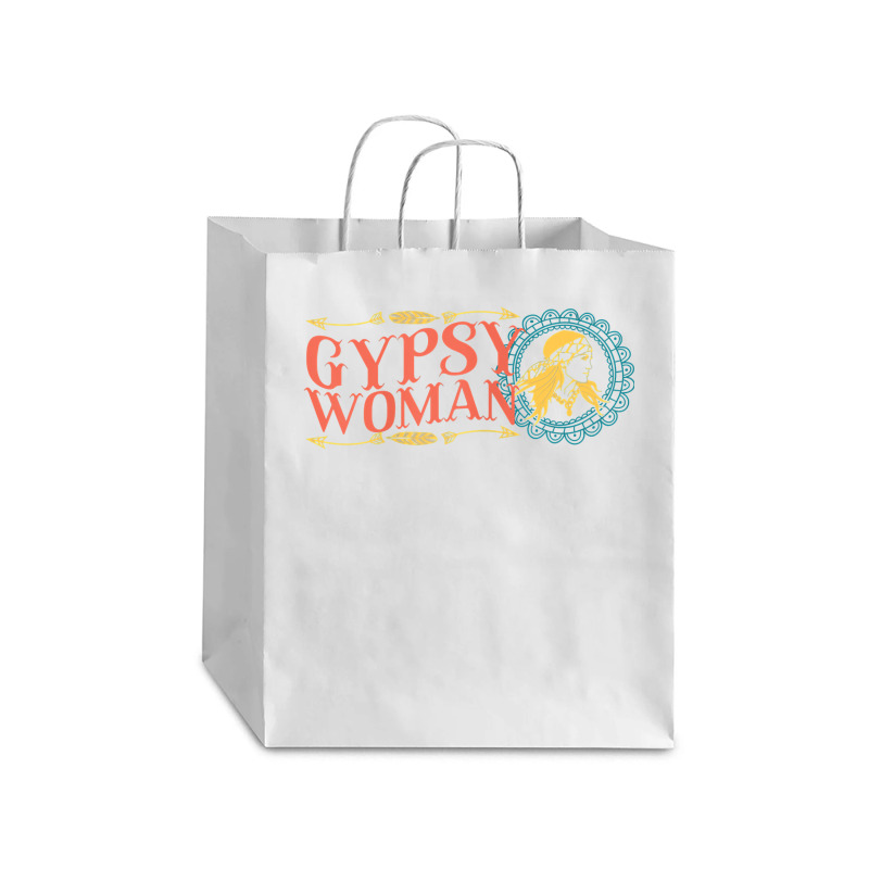 Gypsy Woman Soul Wanderer Travel Yoga T Shirt T Shirt Debie Paper Bag - 10 X 5 X 13 | Artistshot