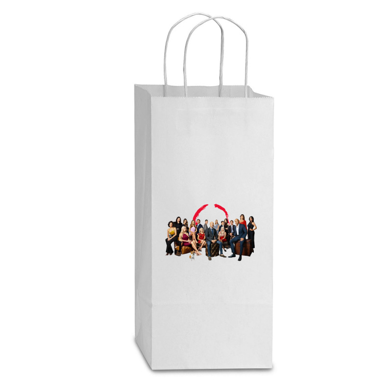 Oppenheim Group Relaxed Fit Double Wine Paper Bag - 6 1/2 X 3 1/2 X 12 3/8 | Artistshot