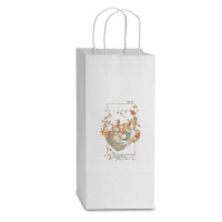 Fall Synthesis Double Wine Paper Bag - 6 1/2 X 3 1/2 X 12 3/8 | Artistshot