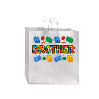 Brother Brick Builder Boy Master Builder Blocks Building Jumbo Paper Bag - 18 X 7 X 18 3/4 | Artistshot