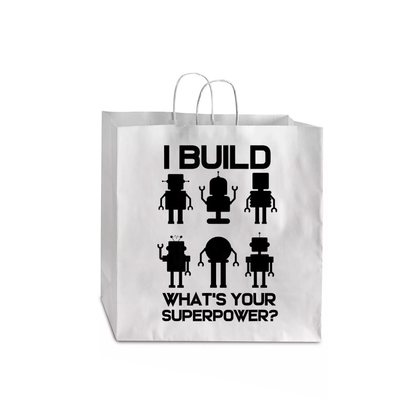 Robotics Engineer Build Robots Jumbo Paper Bag - 18 X 7 X 18 3/4 | Artistshot