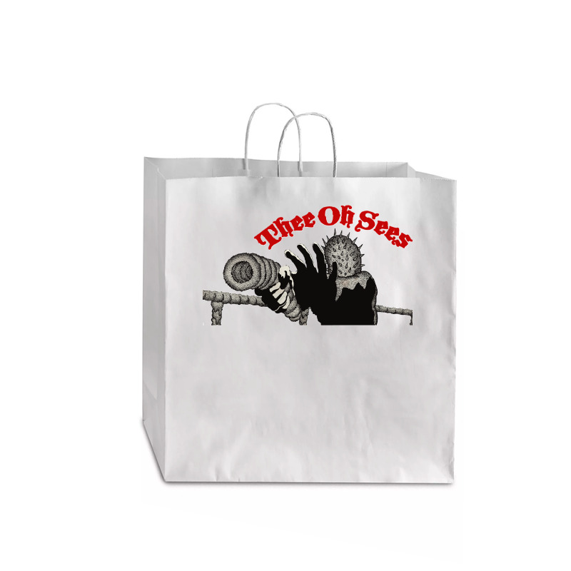 Thee Oh Sees Jumbo Paper Bag - 18 X 7 X 18 3/4 | Artistshot