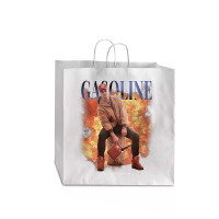 Gasoline T Shirt Jumbo Paper Bag - 18 X 7 X 18 3/4 | Artistshot