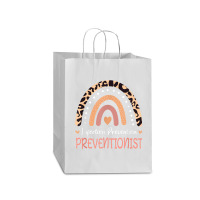 Infection Prevention Preventionist Leopard Rainbow T Shirt Mart Paper Bag -13 X 7 X 17 | Artistshot