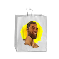 Funny Gigachad Meme Giga Chad Alpha Male Sigma Male Memes Tank Top Queen Paper Bag - 16 X 6 X 19 1/4 | Artistshot