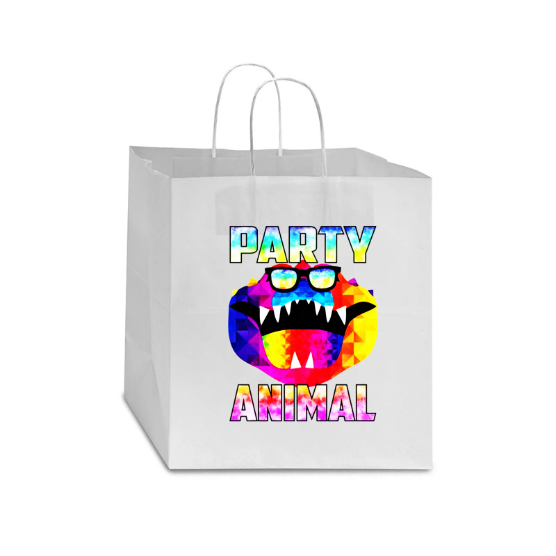 Party Animal Crocodile Alligator Star Paper Bag - 13 X 7 X 13 | Artistshot