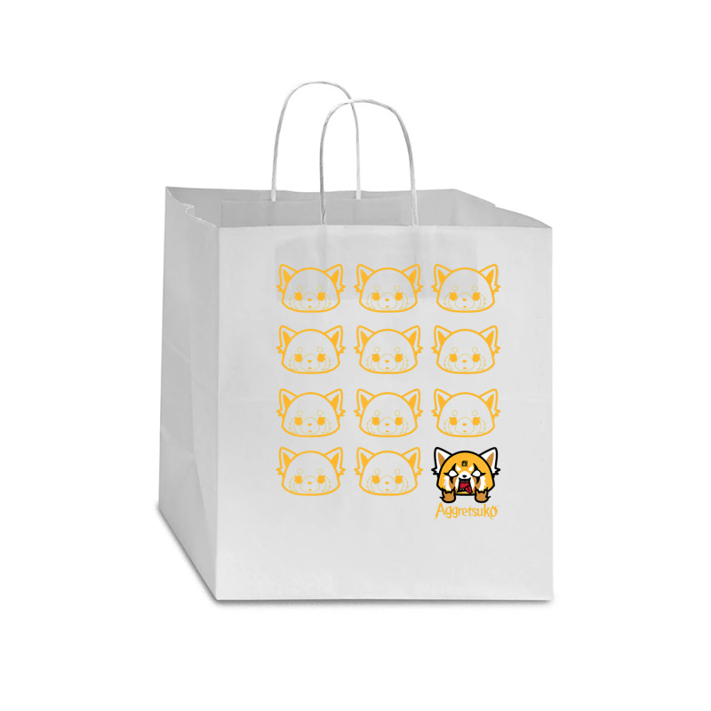 Aggretsuko Real Star Paper Bag - 13 X 7 X 13 | Artistshot