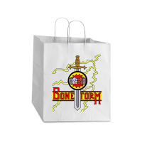 Bonestorm Clear Take Out Paper Bag - 14 X 10 X 15 1/2 | Artistshot