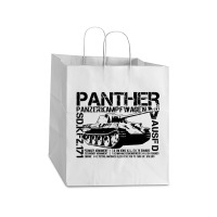 Panther Quote Take Out Paper Bag - 14 X 10 X 15 1/2 | Artistshot