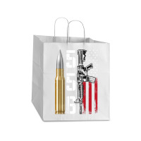 Ar-15 American Flag, Ar15 Rifle Sling Gift Gun Owner Back Take Out Paper Bag - 14 X 10 X 15 1/2 | Artistshot